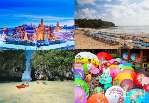 태국의 주요 관광지. (태국정부관광청 사진 제공)