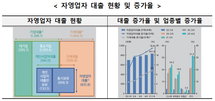 자료 : 한국은행, 금융안정보고서, 2021.6월