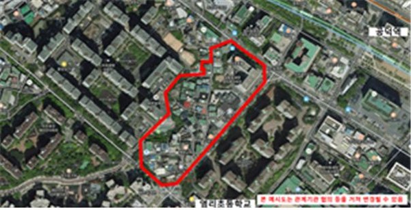 ’소규모주택정비 관리지역‘ 2차 후보지로 선정된 서울시 마포구 대흥동 염리초등학교 북측. /국토교통부