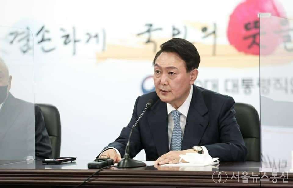윤석열 대통령 당선인.