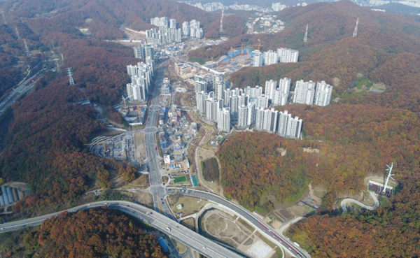 성남시 대장동 모습