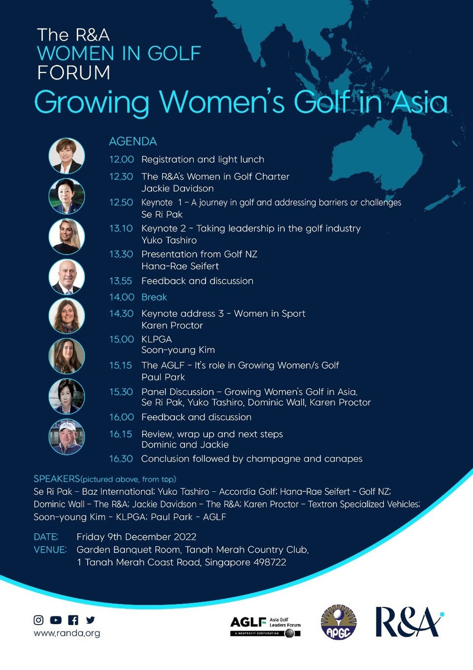 가천대는 체육학과 김순영 교수가 지난 9일 싱가포르 타나메라 컨트리클럽에서 열린 ‘영국왕립골프협회(R&A) 우먼 인 골프 포럼’에서 ‘한국여자프로골프협회(KLPGA) 투어 발전 현황과 전망’에 대한 주제 발표를 했다고 밝혔다. (가천대 사진 제공)