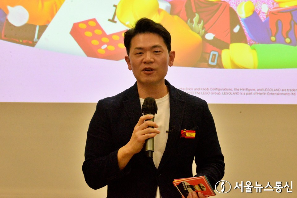 레고랜드 코리아 리조트 이순규 사장은 22일 오전 서울 프레스센터에서 가진 기자간담회를 통해 이같이 말하며, 올 한해 레고랜드 코리아 리조트의 계획과 포부를 밝혔다. (사진 이민희 기자)