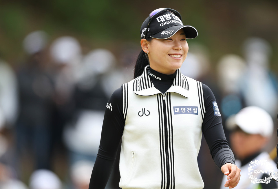 이소미 넥센세인트나인마스터즈2023 FR 2번홀파세이브홀아웃. (KLPGA 사진 제공)