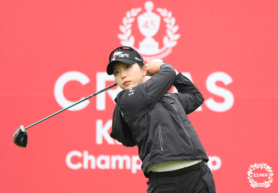 최예림 크리스에프앤씨 제45회 KLPGA 챔피언십 3R 1번홀 티샷