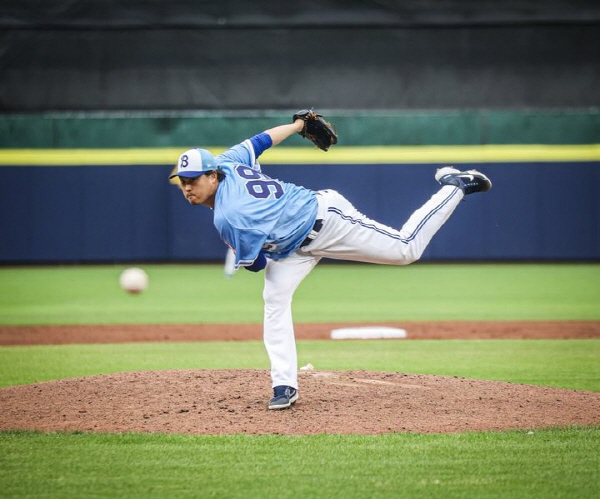 토론토 블루제이스 류현진이 16일(한국시간) 트리플A 경기에 선발 등판해 5이닝 3피안타 5탈삼진 1실점 호투를 펼쳤다. (사진=버팔로 바이슨스 트위터)