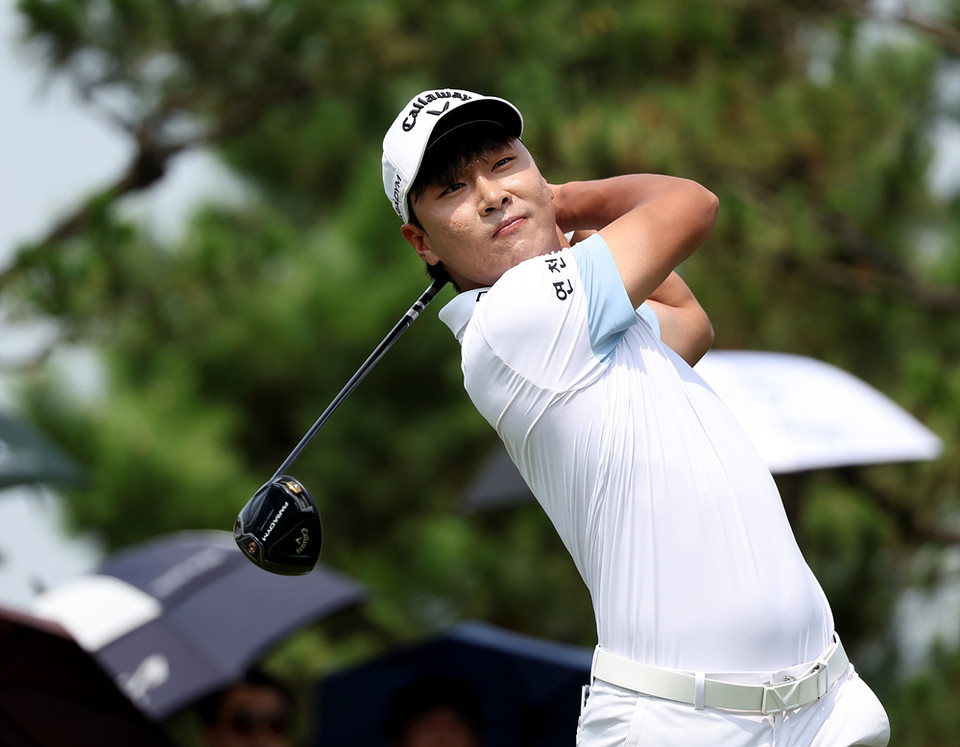 전가람 1번홀 드라이버 티샷