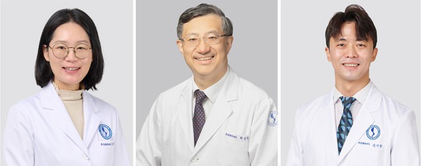 아주대병원 안미선, 최진혁, 김태환 교수(왼쪽부터)