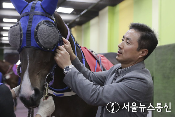 500승 달성한 서인석 조교사 / 사진 = 한국마사회