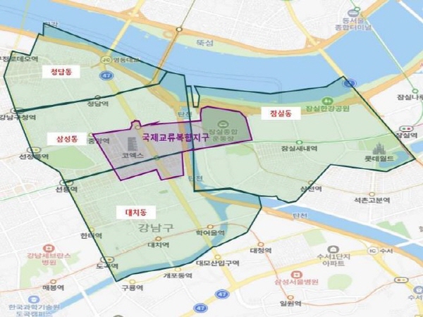 토지거래허가구역 현황도./사진=서울시 제공