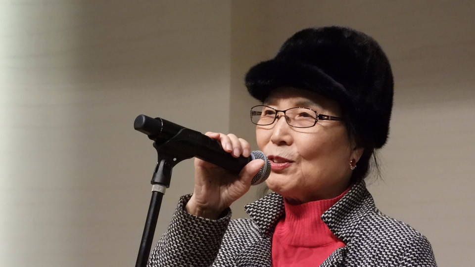 국제PEN한국본부(이사장 김용재)는 18일 개최된 '2023 PEN문학상’ 시상식이 서울 서대문구 연세대학교 동문회관 그랜드불룸에서 성료됐다고 19일 밝혔다. 안혜초 시인이 수상소감을 밝히고 있다. 2023.12.19./사진 미래일보 장건섭 기자 