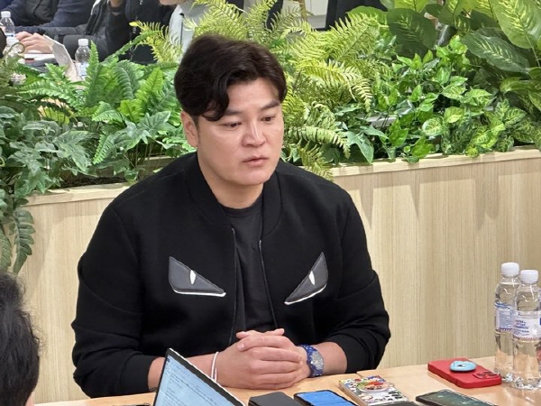 3일 인천 SSG랜더스필드에서 기자 간담회를 하는 추신수. /사진 = SSG 랜더스 제공