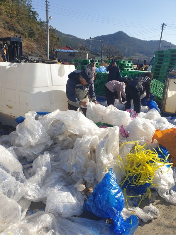 ▲방치 폐기물 정비사업(사진 = 진도군)