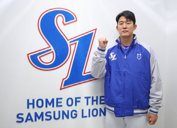 삼성 라이온즈가 내부 FA 김대우와 계약했다. /사진=삼성 제공