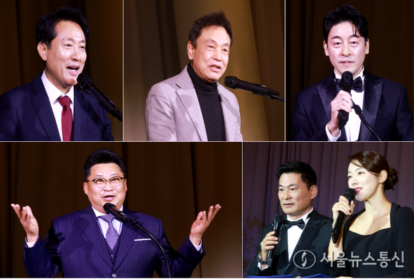 ​이번 행사에 오세훈 서울시장과 김영철 회장, 주우 지부장, 김영진 위원장이 축사를, 사회는 이한위와 소이현이 맡았다. (2024.01.23) / 사진 = 서울뉴스통신 황수연 기자