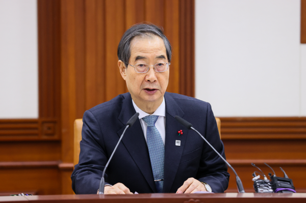 한덕수 국무총리가 3일 오후 서울 종로구 정부서울청사에서 열린 국정현안관계장관회의에 참석해 발언하고 있다. 2024.01.03. /사진=총리실