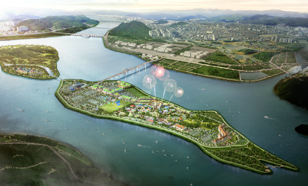 올해부터 춘천마임축제와 춘천막국수닭갈비축제 등 춘천을 대표하는 축제가 하중도에서 개최한다.