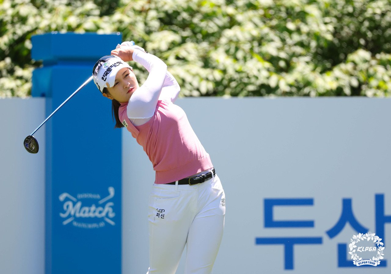 박현경 2024두산매치플레이 2R 5번홀 티샷