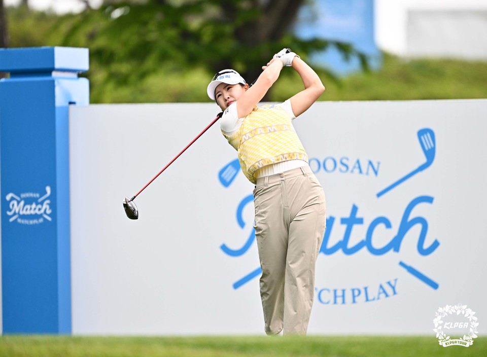 고지우 2024 두산메치플레이 16강 1번홀 티샷