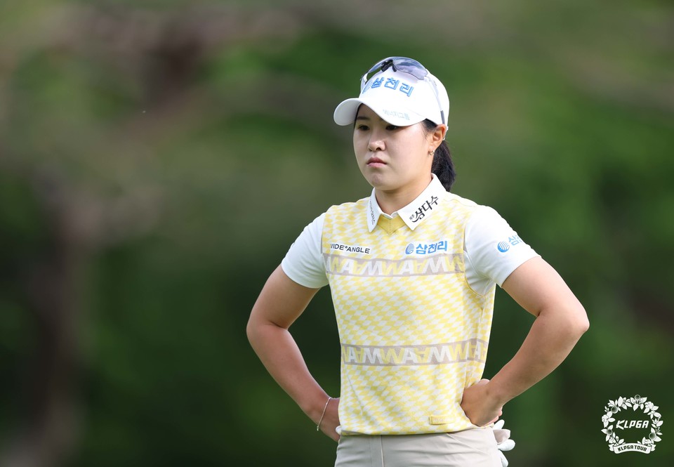 고지우 2024 두산메치플레이 16강전 2번홀 그린 공략 고심