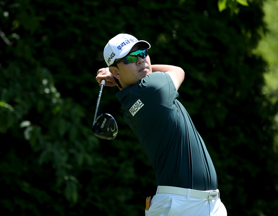 이정환 1번홀 드라이버 티샷