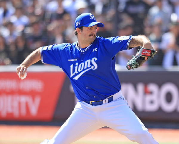 프로야구 삼성 라이온즈의 코너 시볼드. /사진 = 삼성 라이온즈 제공