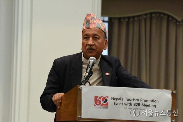 어머르 사히 한국 네팔 트레킹 관광협회 회장