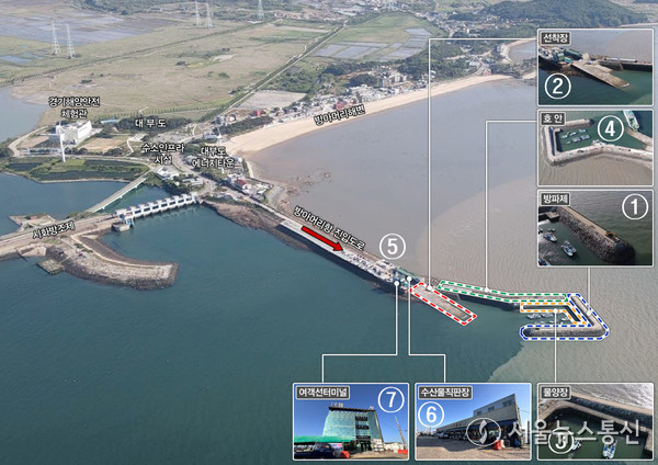 안산시 방아머리항 시설현황