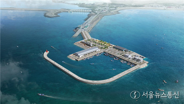 안산시 대부도 방아머리항(개발 조감도)