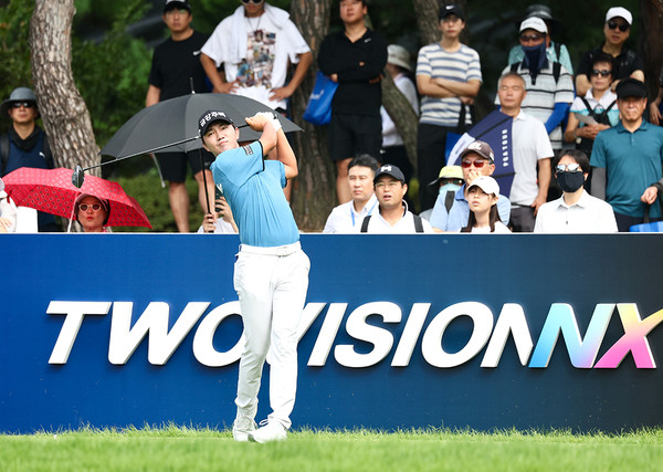 _골프존-도레이 오픈_ 최종라운드에서 KPGA 투어 9홀 최저타수를 기록한 옥태훈