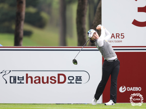 이예원 대보하우스디오픈 1R 3번홀 티샷 (KLPGA 사진제공)