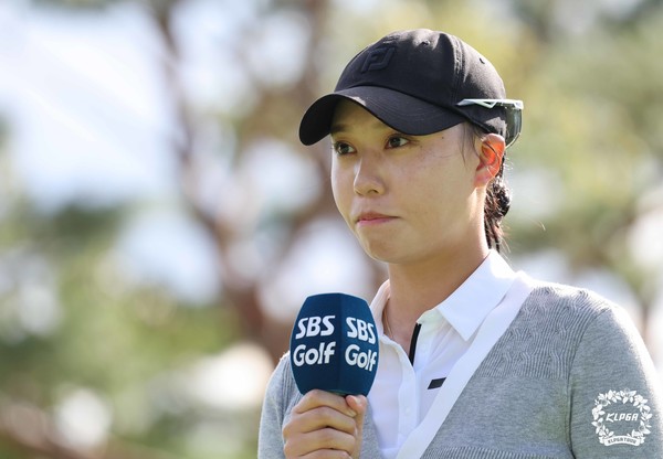 문정민 대보하우스디오픈 FR 방송 우승 인터뷰 (KLPGA 사진제공)