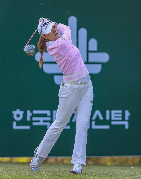 동부건설한토신챔피언십3R,3H,티샷,김민선 (대회조직위 사진제공)