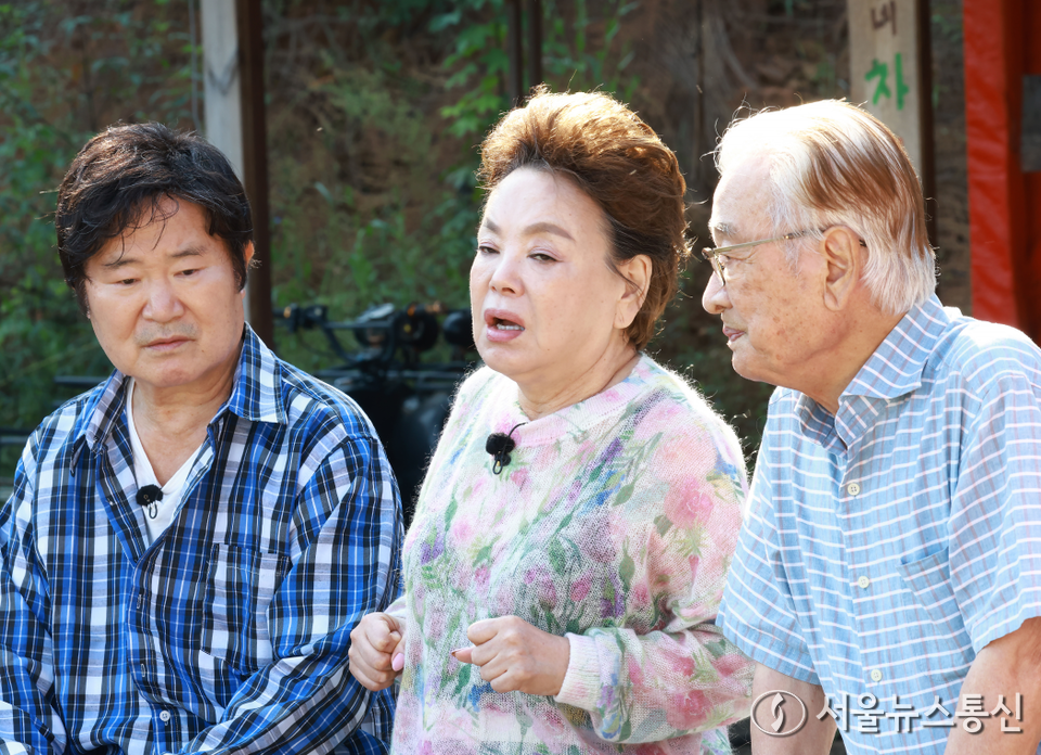 배우 김수미(향년 75) 25일 오전 별세했다. 사진은 고인이 출연한 '회장님네 사람들' 현장 모습이다. / 사진 = 서울뉴스통신 황수연 기자