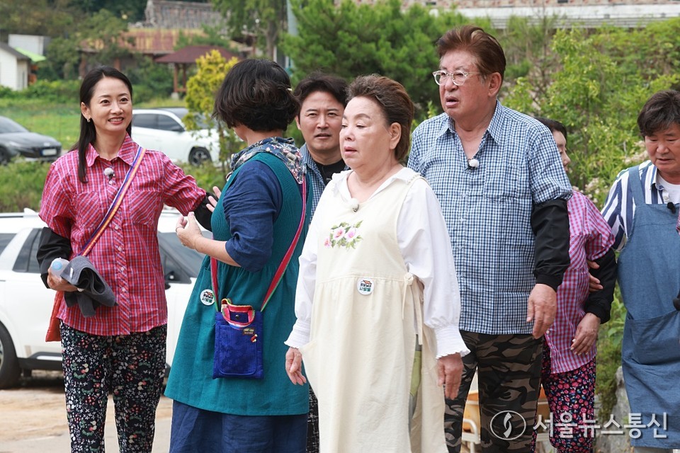 배우 김수미(향년 75) 25일 오전 별세했다. 사진은 고인이 출연한 '회장님네 사람들' 현장 모습이다. / 사진 = 서울뉴스통신 황수연 기자