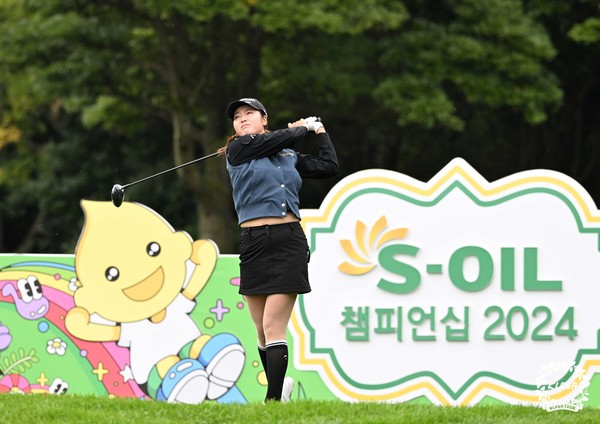 한진선 S-OIL 챔피언십 2024 1R 10번홀 티샷