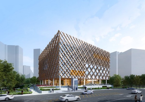 서울시립 김병주 도서관 조감도 (서울시 제공)