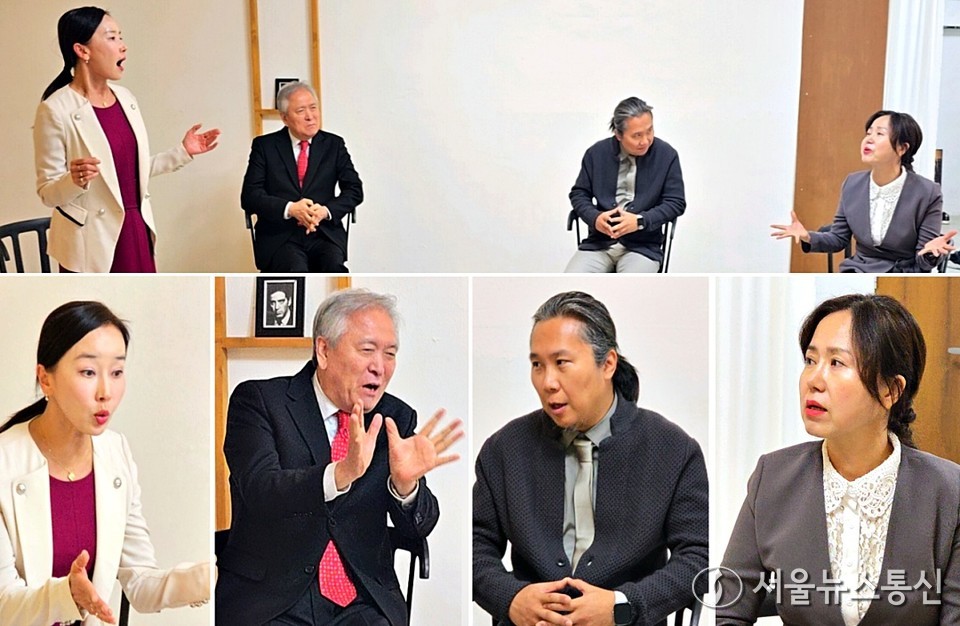 인터렉티브 연극 ‘능동적 충동’ 어린이 대공원 민영화에 대한 찬반 토론 장면 연습사진 (2024.11.17) / 사진 = 서울뉴스통신 최정인 기자