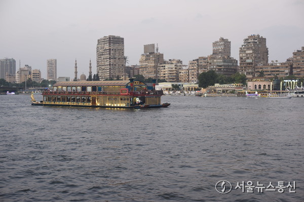 이집트 카이로 나일강 전경  