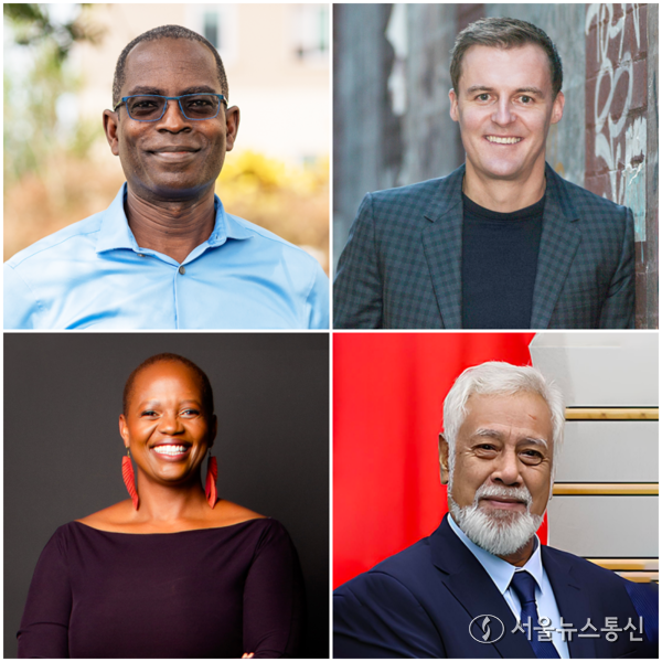 (왼쪽 위부터 시계방향) 패트릭 아우아, 휴 에반스, 사나나 구스마오, 완지라 마타이 / 사진제공 세계평화통일가정연합 