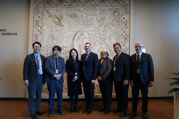 우리대표단과 프랑스대표단