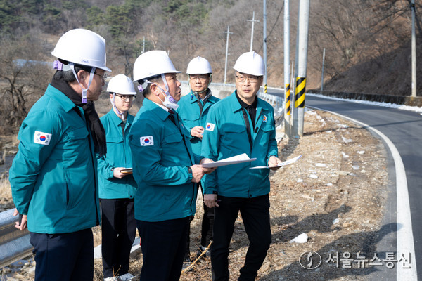 해빙기 안전점검 모습. (사진=제천시 제공)