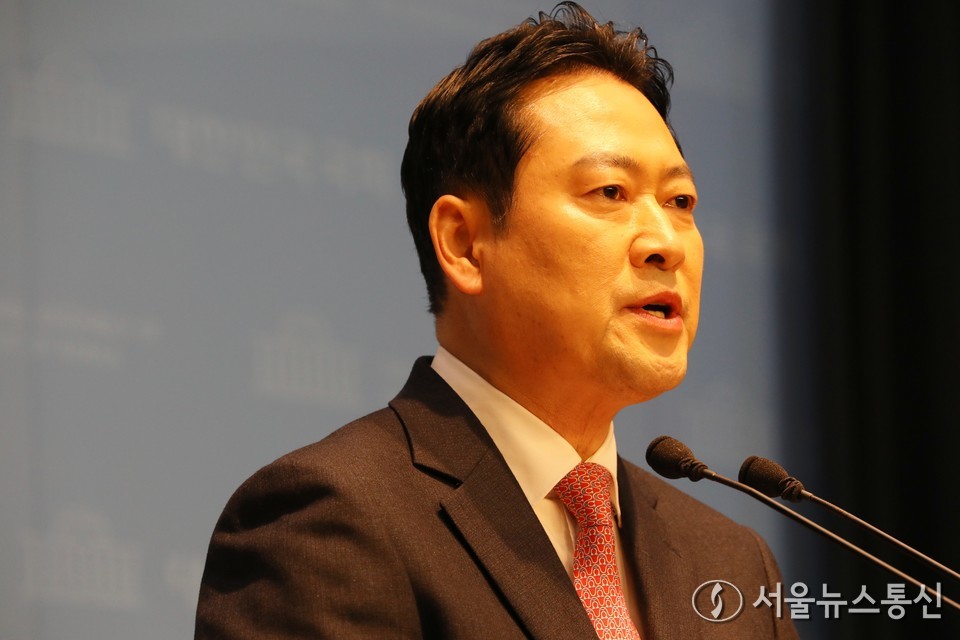 장동혁 국민의힘 의원이 11일 오전 서울 여의도 국회 소통관에서 탄핵소추 관련 기자회견을 하고 있다. (2025.03.11) / 사진 = 서울뉴스통신 이창호 기자