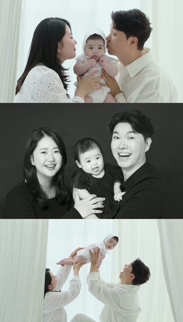 박수홍.김다예 가족사진. / KBS 2TV '슈퍼맨이 돌아왔다' 제공