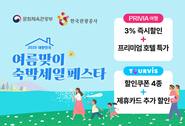 PRIVIA 여행&투어비스, 2025 여름맞이 숙박세일 페스타 참여