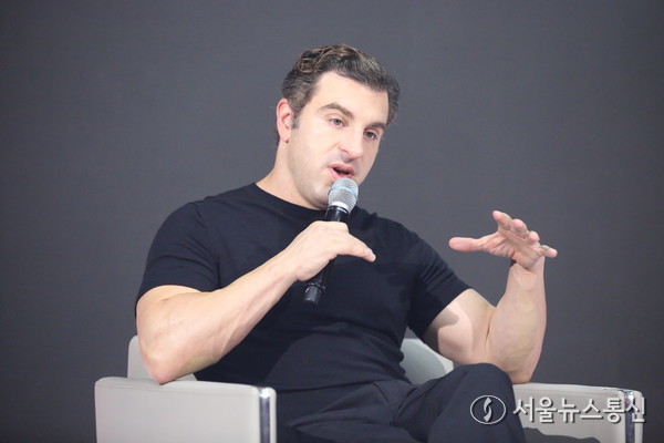 브라이언 체스키 에어비앤비 공동 창업자 겸 CEO /신현성 기자 