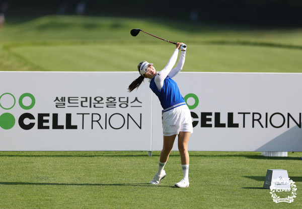 한진선 2025셀트리온퀸즈마스터즈 1R 4번홀 티샷