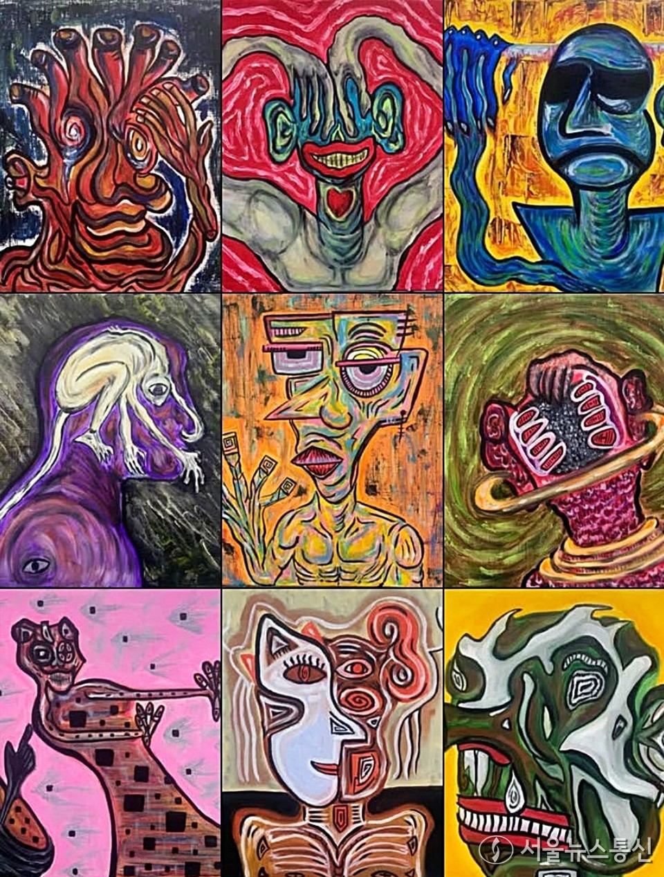 작품 '무제1~9' (2025.06.06) / 사진 = 서울뉴스통신 이성현 기자