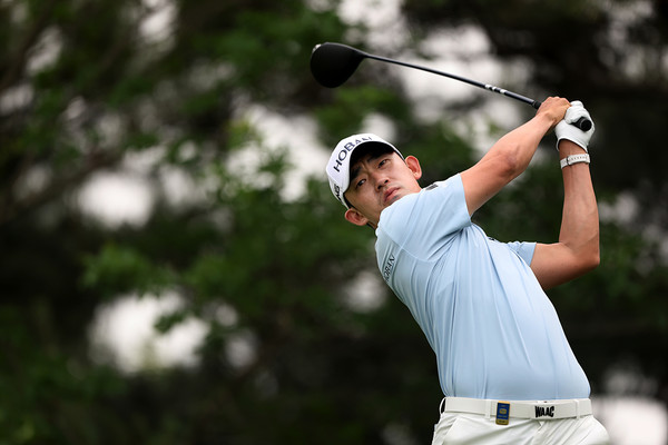김비오가 2번홀에서 드라이버 티샷하고 있다. 사진제공 KPGA