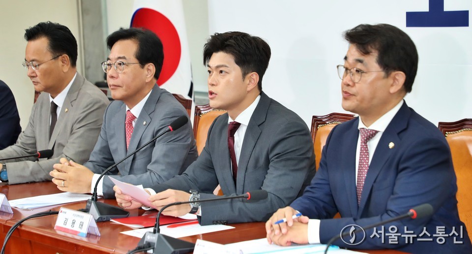 김용태 국민의힘 비상대책위원장이 19일 오전 서울 여의도 국회에서 발언하고 있다. (2025.06.19) / 사진 = 서울뉴스통신 이민희 기자